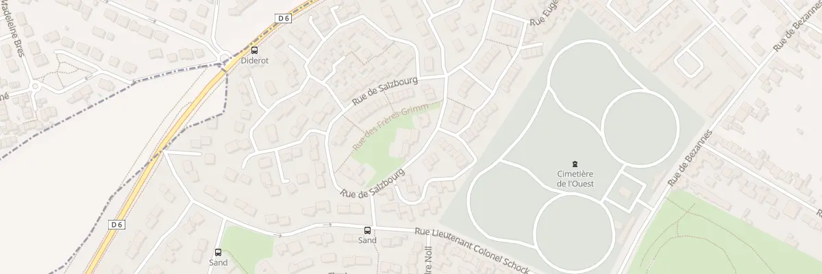 Plan du 14 Rue de Salzbourg à Reims