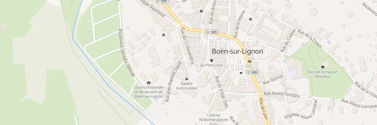 Plan du 2 Rue des Veloutiers à Boën-sur-Lignon