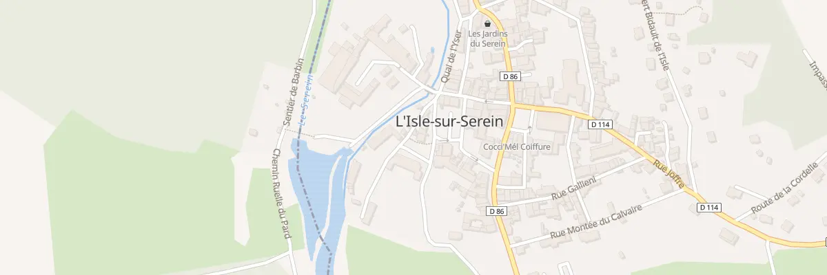 Plan du 5 Rle de la Ferme à L’Isle-sur-Serein