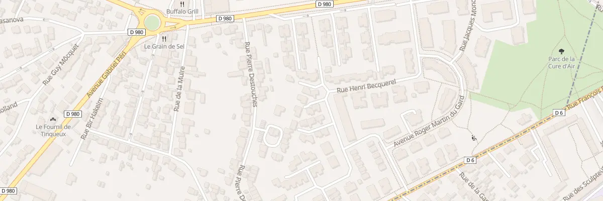 Plan du 36 Rue Henri Becquerel à Tinqueux
