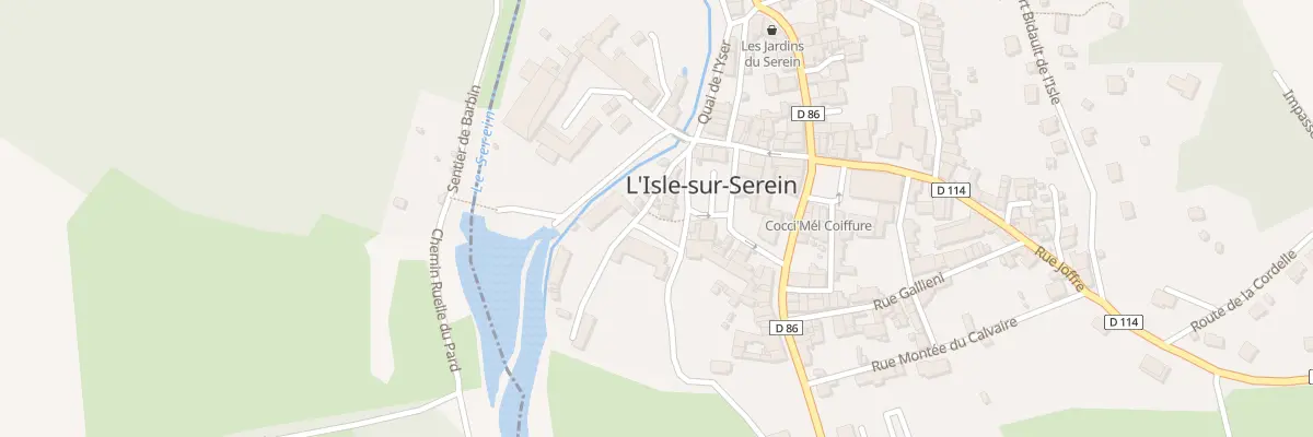 Plan du 11 Pl St Georges à L’Isle-sur-Serein