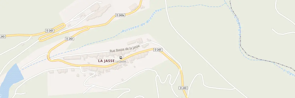 Plan du 30 Rue Basse de la Jasse à Chamborigaud