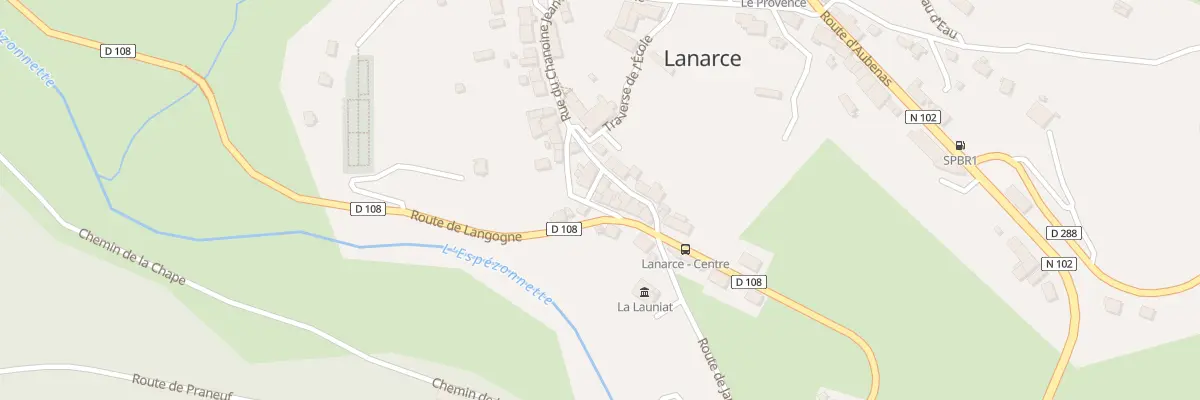 Plan du 5082 Le Village à Lanarce