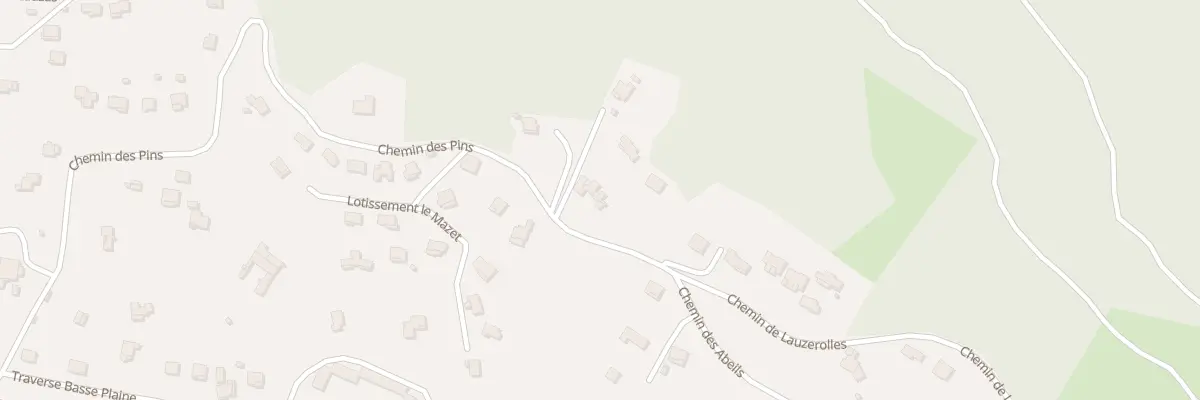 Plan du 903 Che des Pins à Branoux-les-Taillades