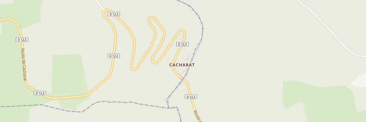 Plan du 729 Rte de Cacharat à Merle-Leignec
