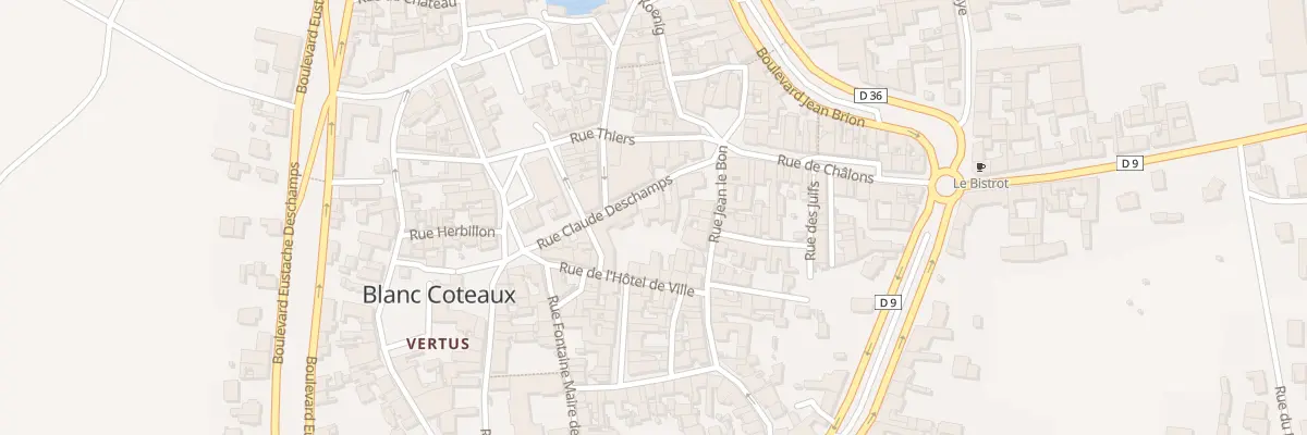 Plan du 14 Rue Claude Deschamps à Blancs-Coteaux