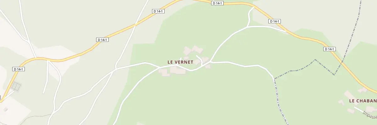 Plan du 81 Che de Finat à Montarcher