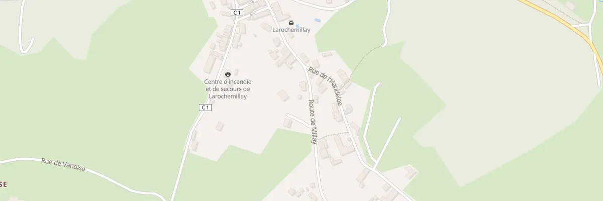 Plan du 16 Rte de Millay à Larochemillay