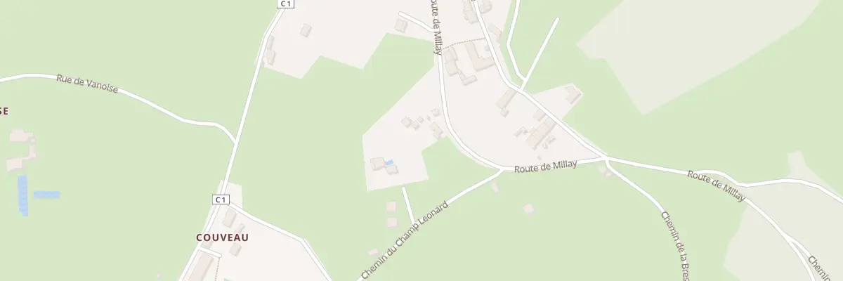 Plan du 22 Rte de Millay à Larochemillay