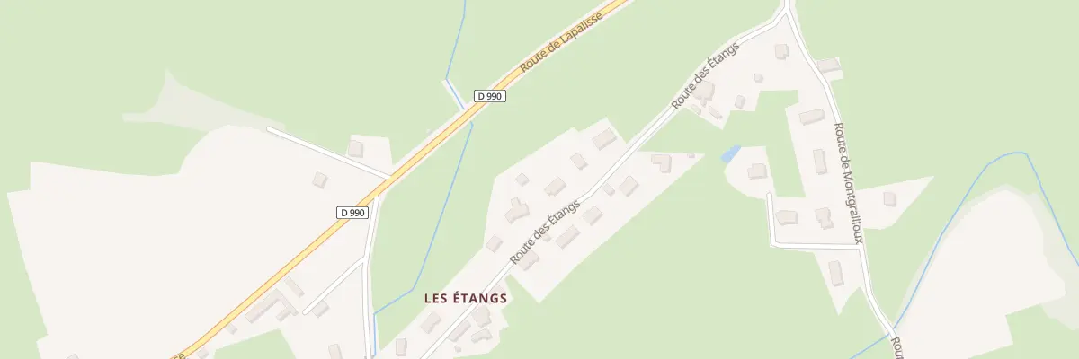 Plan du 366 Rte des Etangs à Chambilly