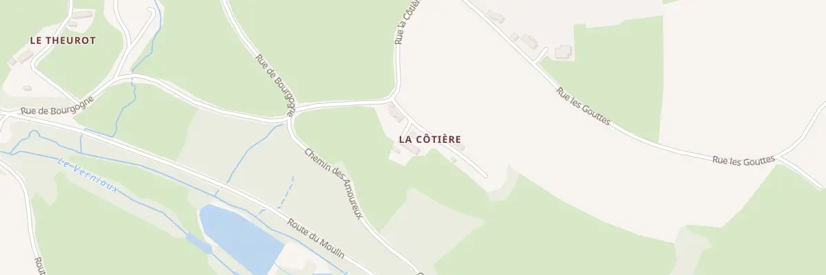 Plan du 5043 La Cotiere à Curdin