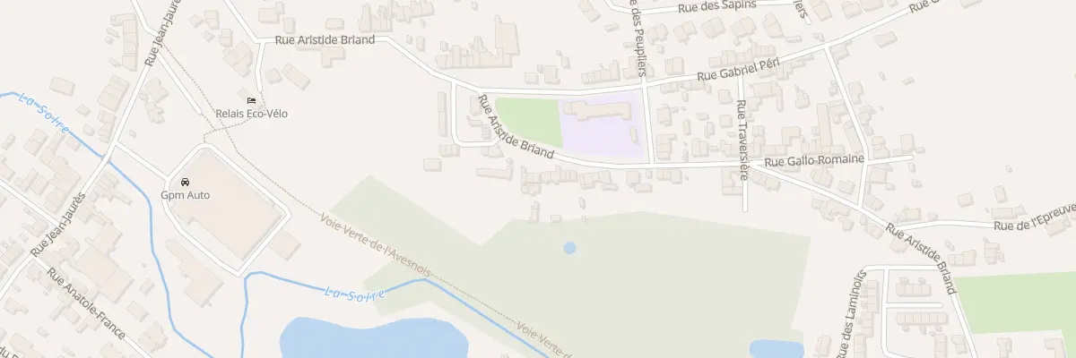 Plan du 34 Rue Aristide Briand à Ferrière-la-Grande