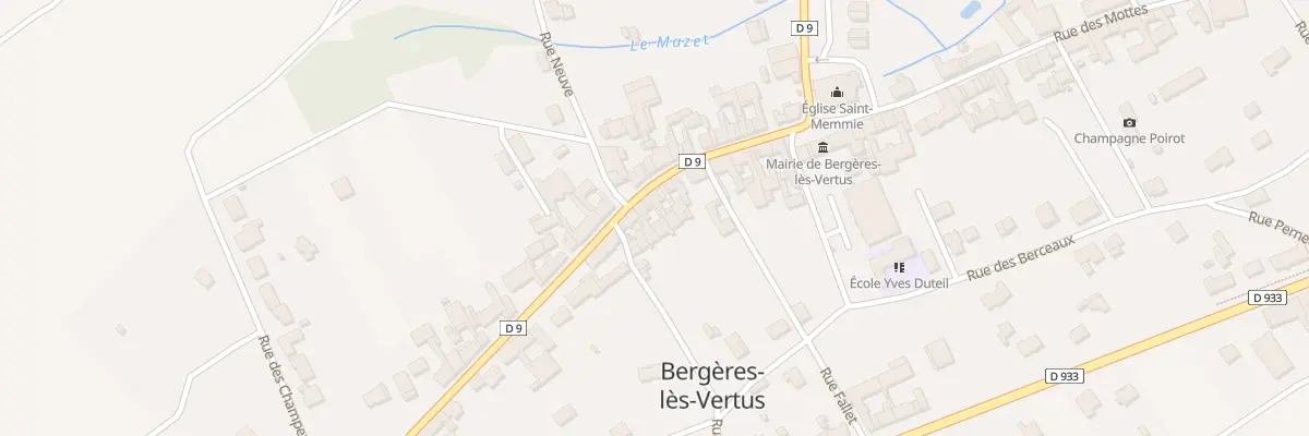 Plan du 16 Rue du Mont Aime à Bergères-lès-Vertus