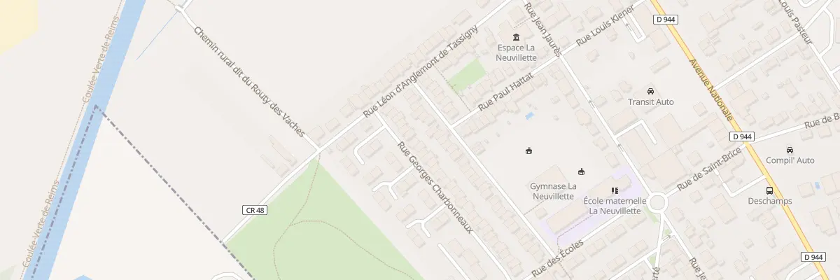 Plan du 48 Rue G Charbonneaux Neuv à Reims