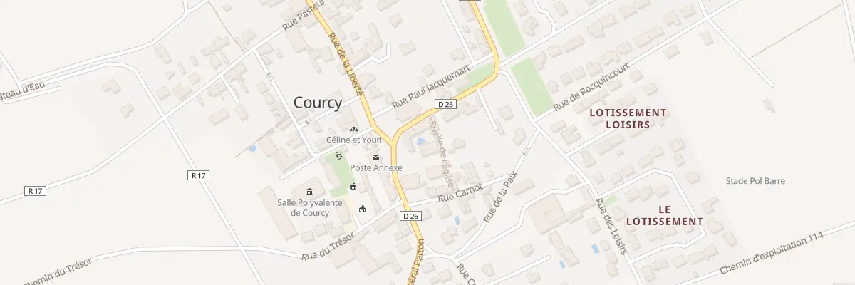 Plan du 4A Pl de la Mairie à Courcy