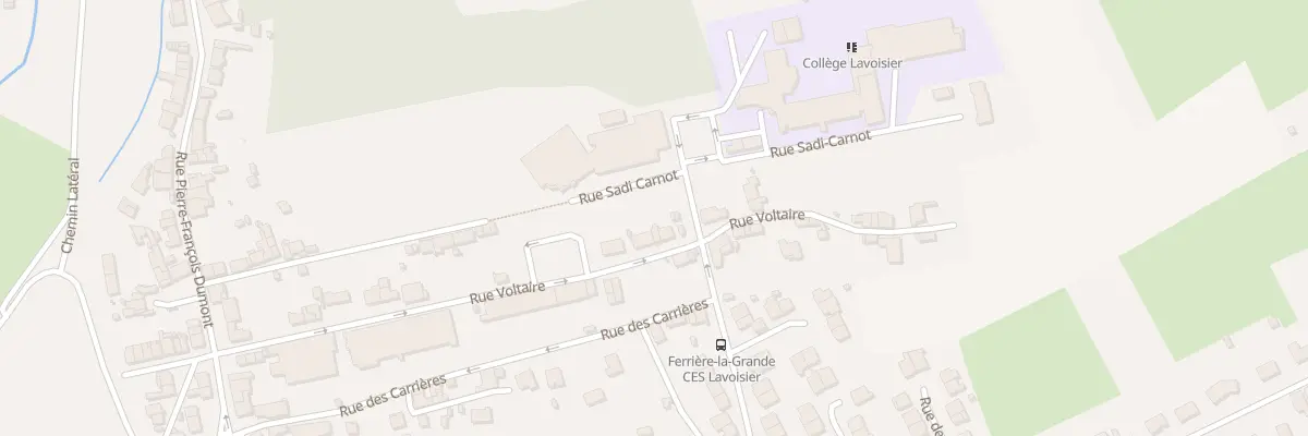 Plan du 45 Rue Voltaire à Ferrière-la-Grande