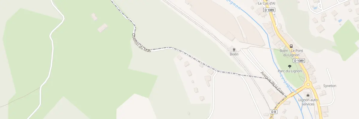 Plan du 8 Hameau de Chozieux à Leigneux