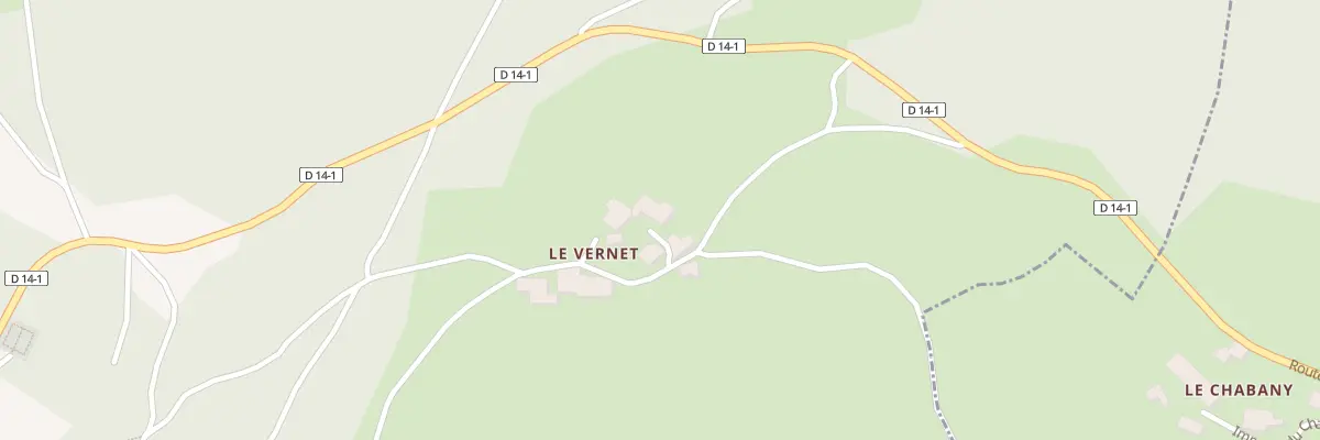 Plan du 34 Che de Finat à Montarcher