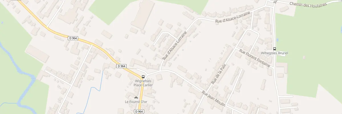 Plan du 5 Rue d’Alsace Lorraine à Wignehies