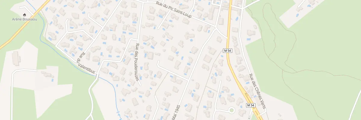 Plan du 2 Imp des Pouzeranques à Sussargues