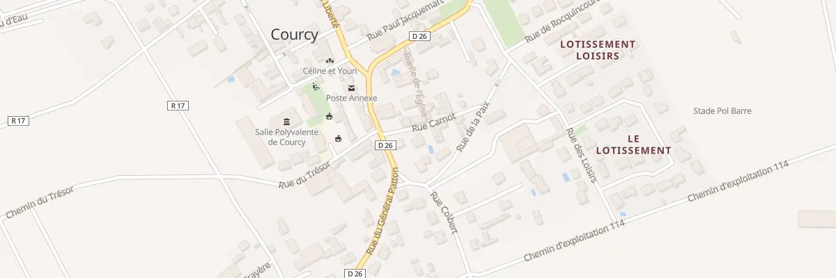 Plan du 2B Rue Carnot à Courcy