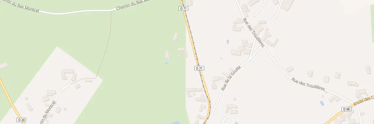 Plan du 851 Rte de Cezay à Saint-Sixte