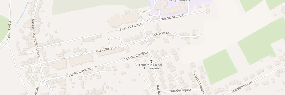 Plan du 6 Rue Voltaire à Ferrière-la-Grande