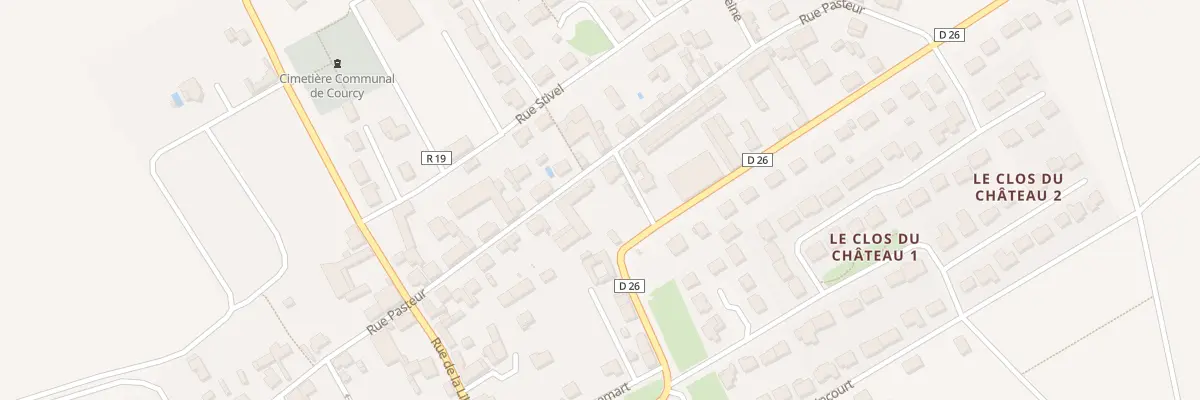 Plan du 5 Rue Sainte-Héléne à Courcy