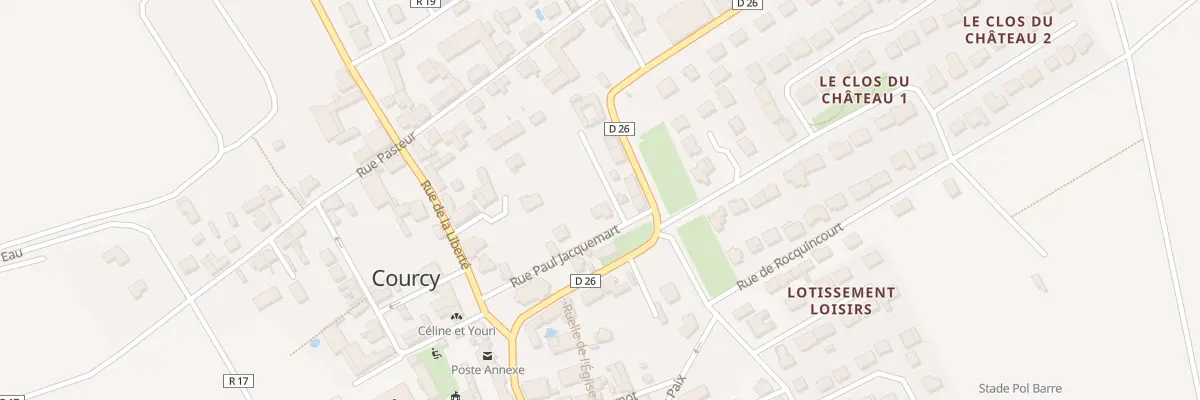 Plan du 3B Rue Paul Jacquemart à Courcy