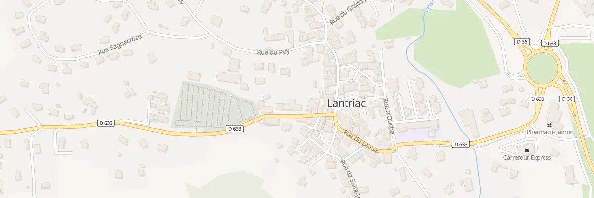 Plan du 9014 Rue de l’Estrade à Lantriac