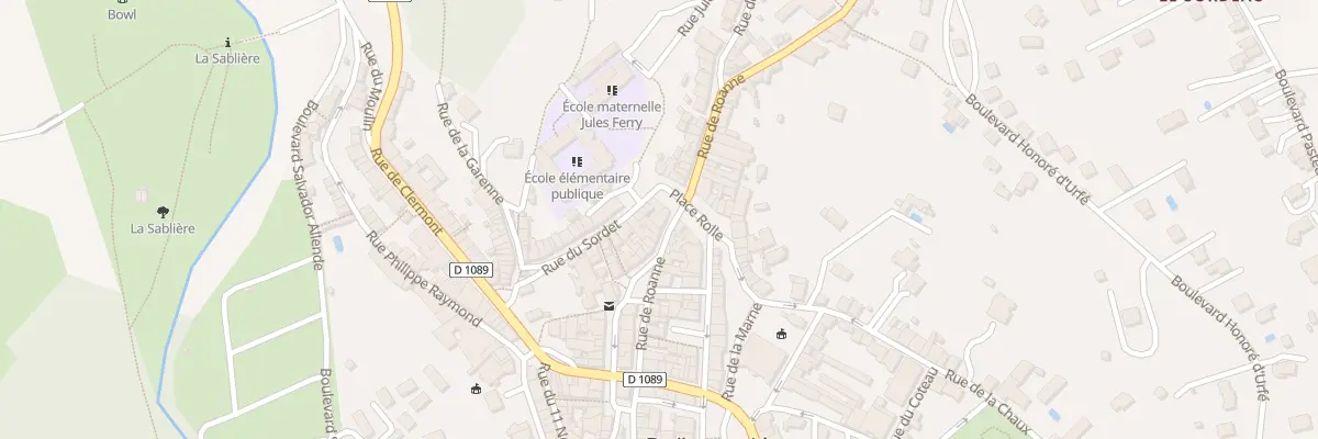 Plan du 10 Pl Rolle à Boën-sur-Lignon