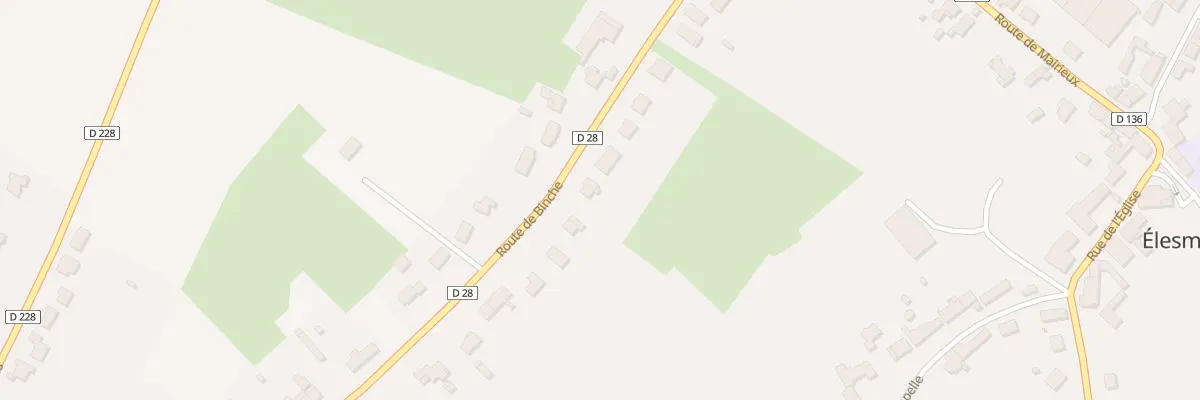 Plan du 39 Rte de Binche à Élesmes