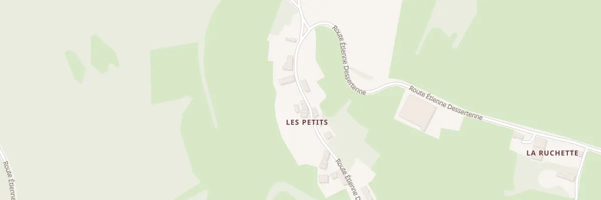 Plan du 34 Rte Etienne Dessertenne à Arleuf