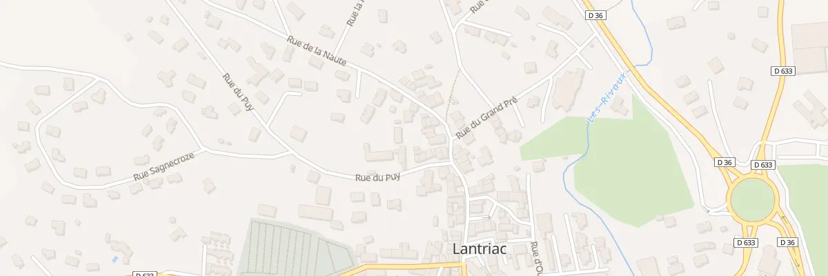 Plan du 9006 Rue du Fondillot à Lantriac