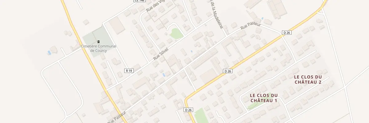 Plan du 31 Rue Pasteur à Courcy