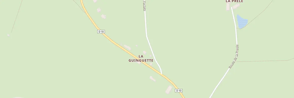 Plan du 445 La Guinguette à Quarré-les-Tombes