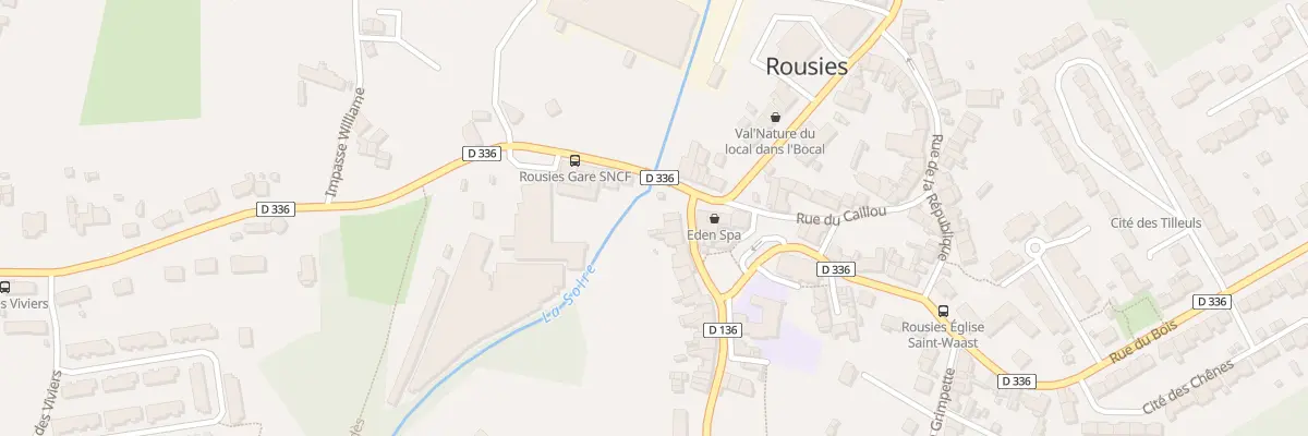 Plan du 2 Rue Clemenceau à Rousies