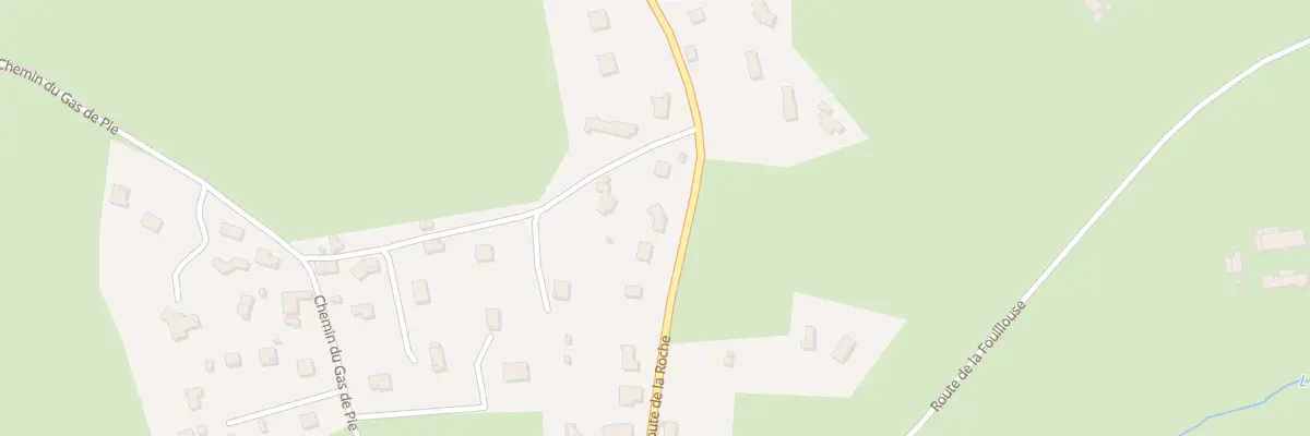 Plan du 874 Rte de la Roche à Ouches