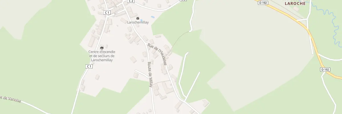 Plan du 5 Rue de l’Haudelee à Larochemillay