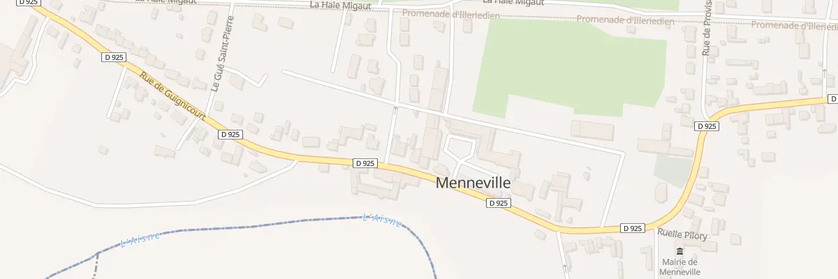 Plan du 20 Rue du Centre Menneville à Villeneuve-sur-Aisne