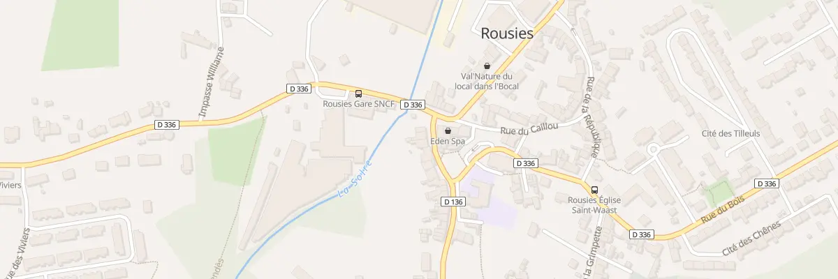 Plan du 6 Rue Clemenceau à Rousies