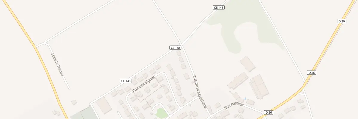 Plan du 7 Rue de la Madeleine à Courcy