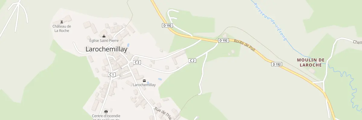 Plan du 5 Rte des Anciennes Ecoles à Larochemillay
