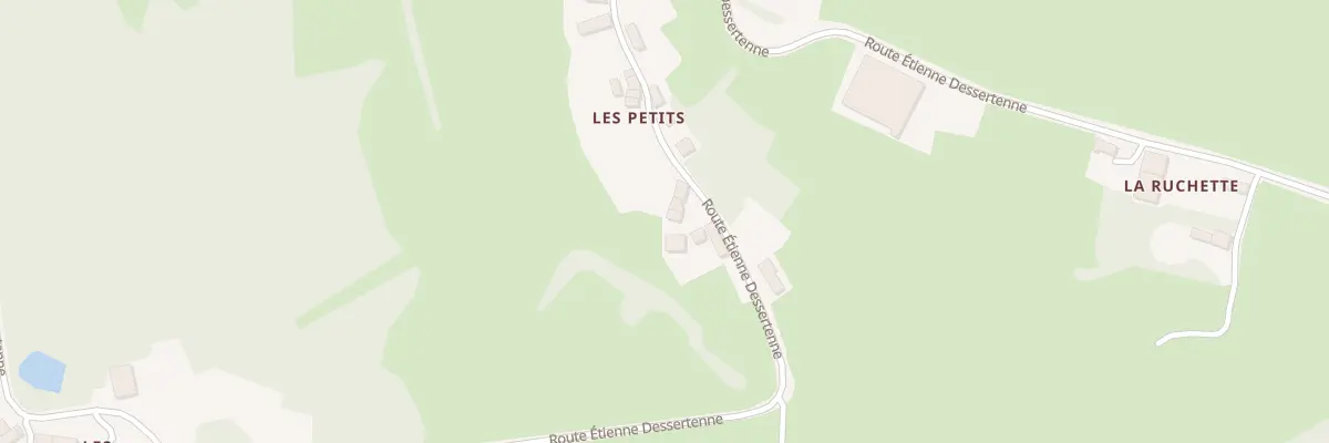 Plan du 46 Rte Etienne Dessertenne à Arleuf