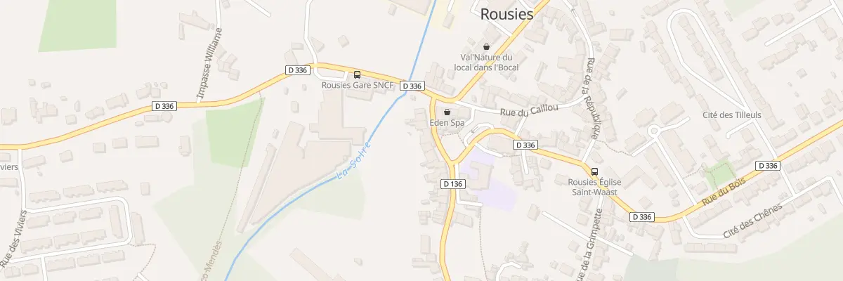 Plan du 10 Rue Clemenceau à Rousies