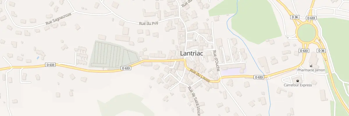 Plan du 9018 Rue de l’Estrade à Lantriac
