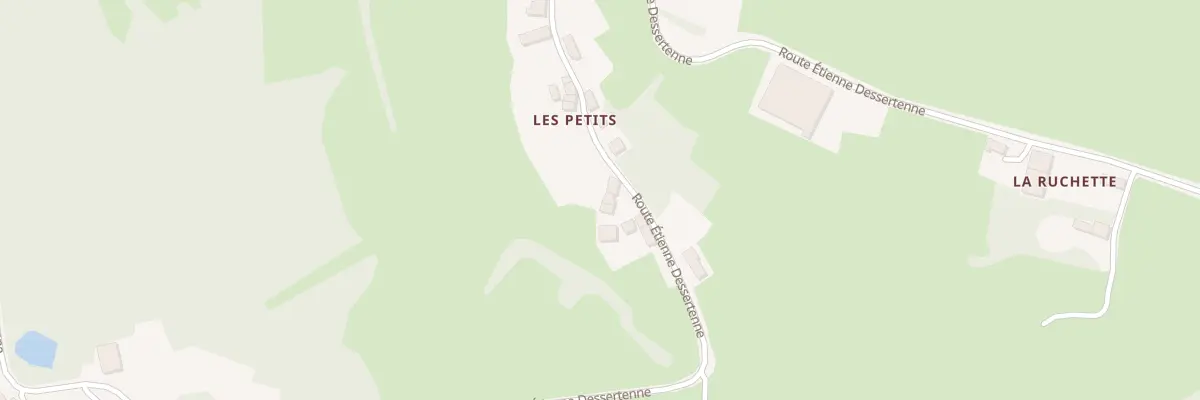 Plan du 44 Rte Etienne Dessertenne à Arleuf