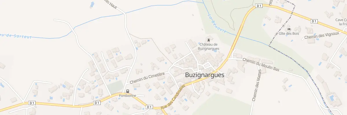Plan du 58 Rue de la Cantonade à Buzignargues