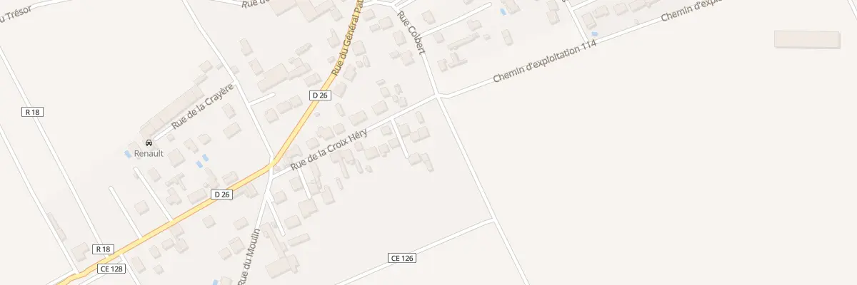 Plan du 24 Rue de la Croix Héry à Courcy