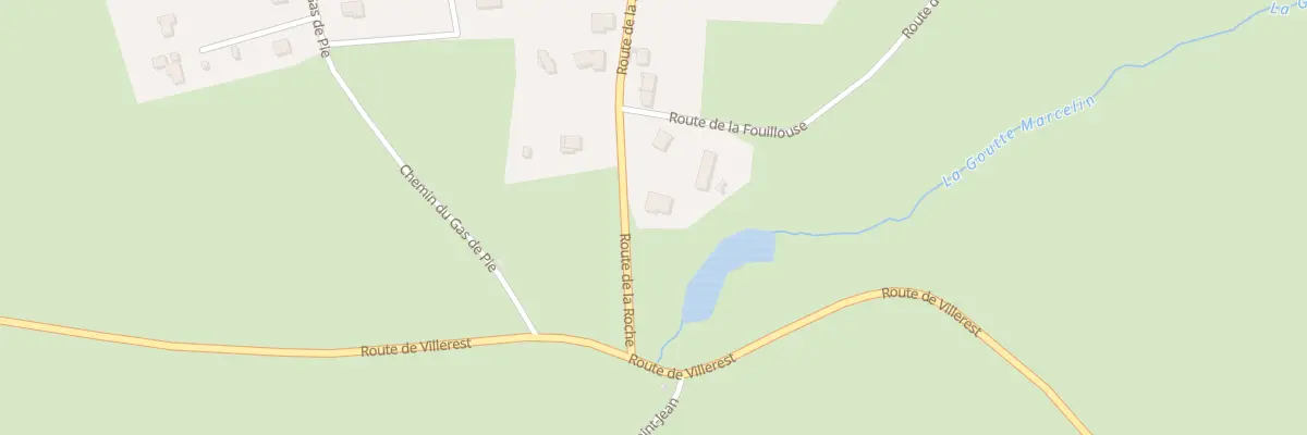 Plan du 1163 Rte de la Roche à Ouches